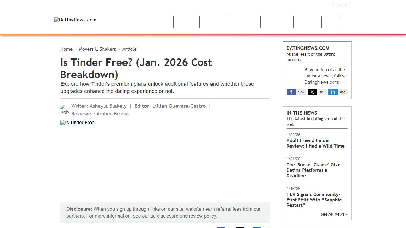 Is Tinder Free? (Jan. 2026 Cost Breakdown)